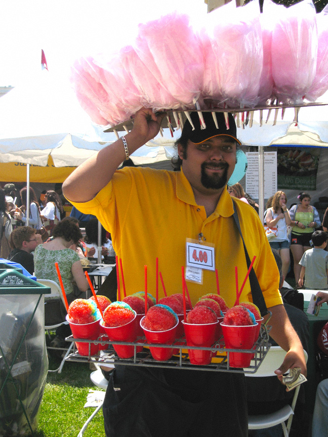 Cotton candy man
