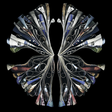 "Apollo" 2014 -  48" x 48" ed./9, 36" x 36" ed.9, 24" x 24" ed./9