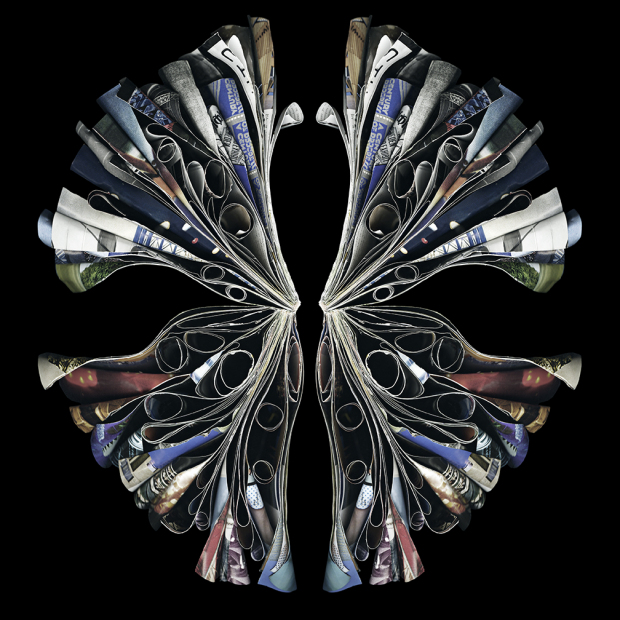 "Apollo" 2014 -  48" x 48" ed./9, 36" x 36" ed.9, 24" x 24" ed./9