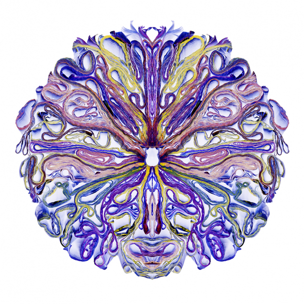 "Cosmic" 2014 -  48" x 48" ed./9, 36" x 36" ed.9, 24" x 24" ed./9