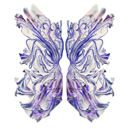"White Glider" 2014 - 48" x 48" ed./9, 36" x 36" ed.9, 24" x 24" ed./9