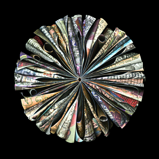 "Buddha" 2018  48" x 48" Ed./9, 36" x 36" Ed./9, 24" x 24" Ed./9