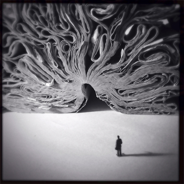 “Unmarked Entrance” 10″ x 10″ ed. of 9